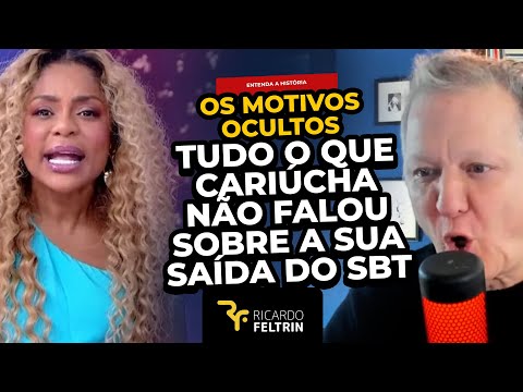 Everything Cariúcha didn't want you to know about her departure from SBT.