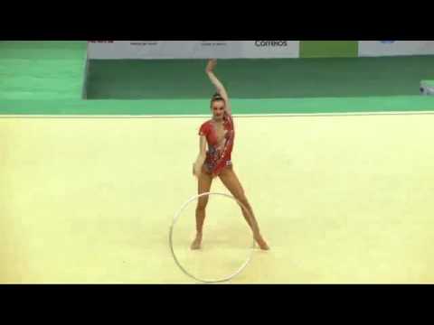 Ekaterina VOLKOVA (FIN) Hoop - Test Event 2016 Qual