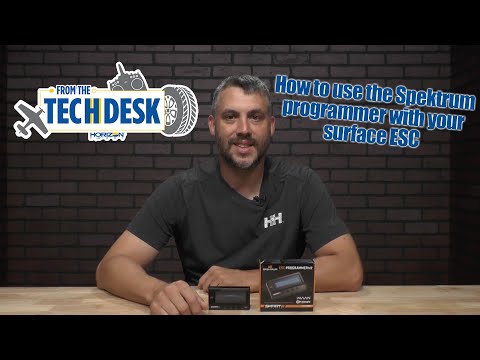 From the Tech Desk: How to use the Spektrum programmer with your surface ESC