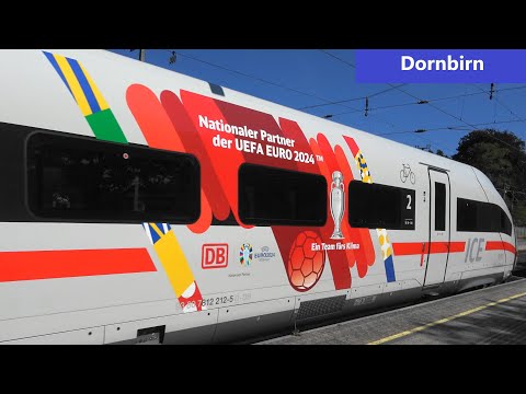 Dornbirn:🏆⚽UEFA Euro 2024 als ICE118 in Dornbirn➡️Dortmund & ICE119➡️Innsbruck
