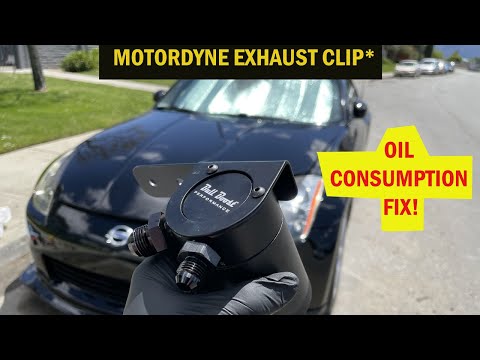 Oil Consumption Fix* 350Z/G35 REVUP Baffled Oil Catch Can System Kit - MOTORDYNE EXHAUST SOUND!!