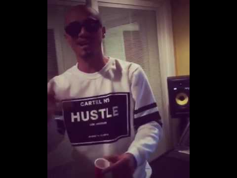 Lyfe with Bizzy ft TryAdz Viccz - Curve in the studio rocking Cartel no. 5