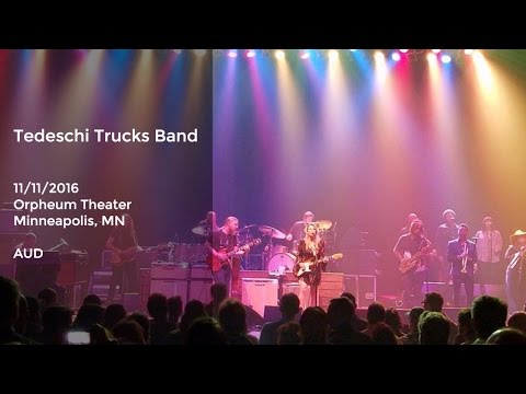 Tedeschi Trucks Band Live at the Orpheum Theater, Minneapolis, MN - 11/11/2016 Full Show AUD