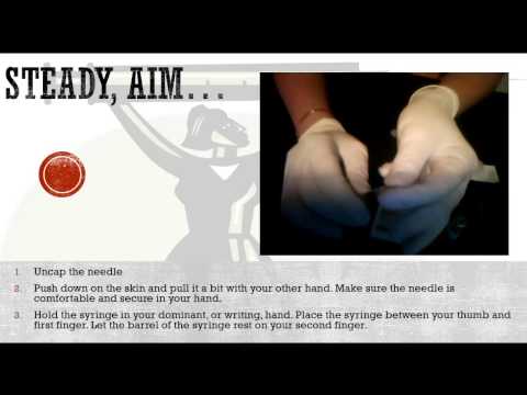 How to give an injection