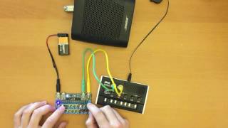 Video thumbnail for Division 6 Business Card Sequencer meets the Korg Monotron by Aidan Burns-Fulkerson