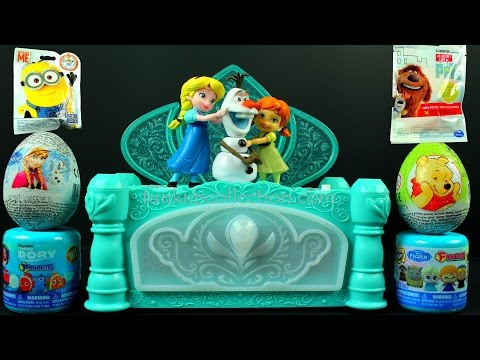 Disney Frozen Do You Want to Build a Snowman Jewelry Box Toy, Fashems, Mashems, Kinder Eggs