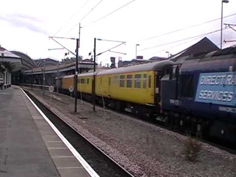 DRS class 37's Nos. 37604+37603 thrash through York with 8tone horn