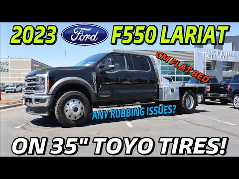 2023 Ford F550 On 35's + CM Flat Deck Body: I had No Idea This Was Possible!!!