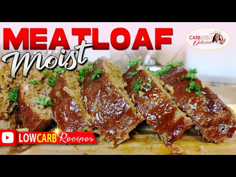 KETO MEAT LOAF | Pork Rinds to substitute bread crumbs!