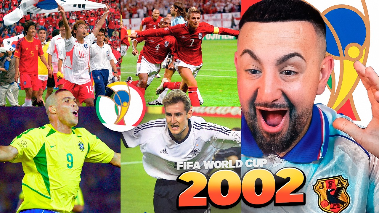 PAPI GAVI REACCIONA a TODOS LOS GOLES del MUNDIAL de COREA Y JAPÓN 2002