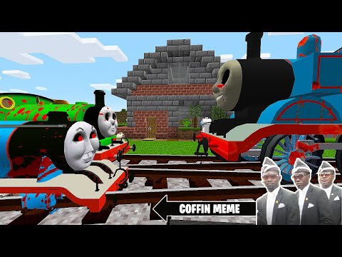 THOMAS THE TANK ENGINE.EXE vs FRIENDS in Minecraft