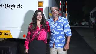 Ekta Kapoor Spotted At Film City