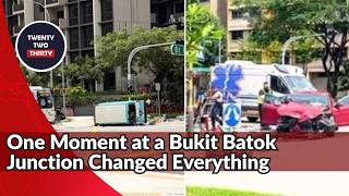 Bukit Batok Van Crash Sends 6-Year-Old Girl & 3 Others To Hospital