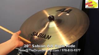 Video thumbnail for Sabian AA Rock Ride 20'' - The Drum Shop North Shore by Nate Morrison Drums