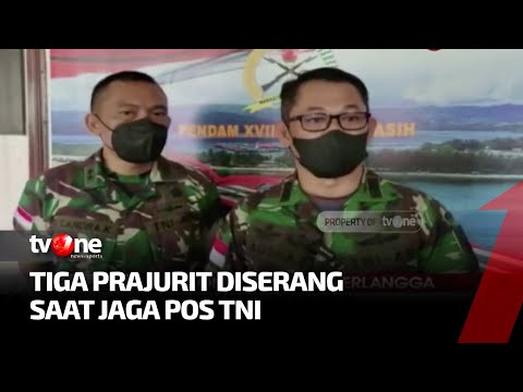 Tiga Prajurit TNI Gugur Usai Kontak Tembak Dengan KKB di Distrik Gome | Kabar Siang tvOne