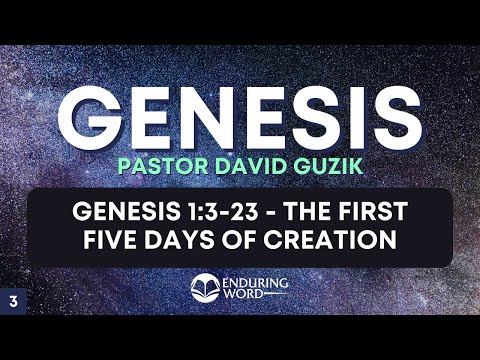 The First Five Days Of Creation - Genesis 1:3-23