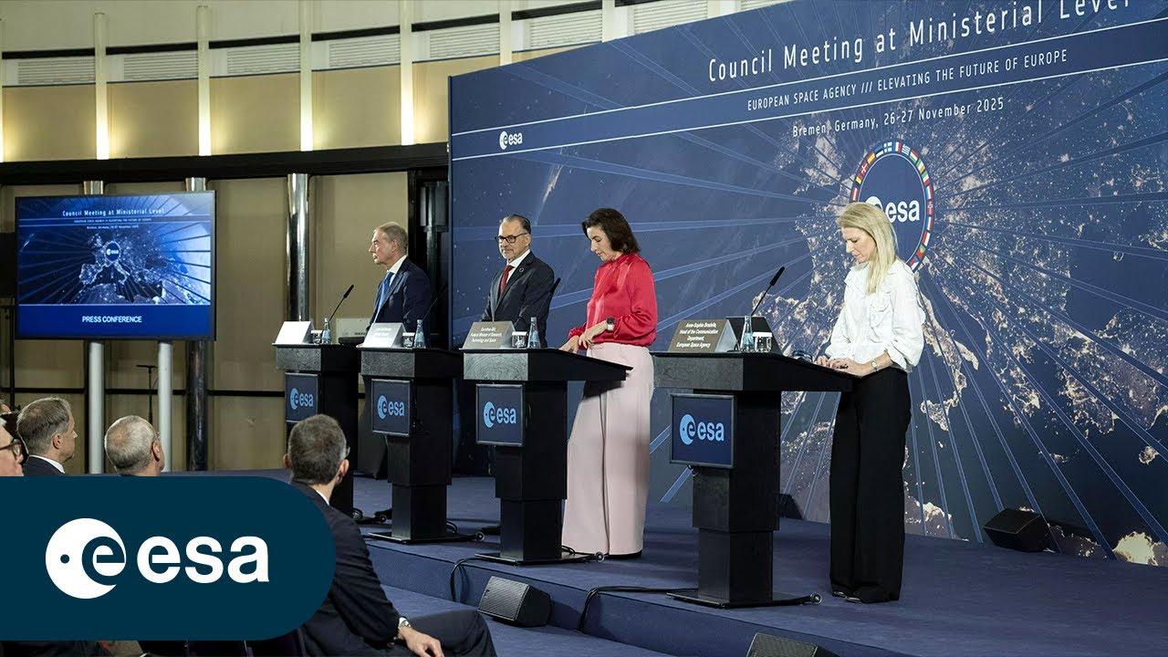 ESA Council meeting at Ministerial level 2025 - press conference