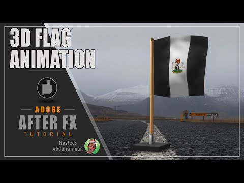 Create 3D Flag Animation in After Effects
