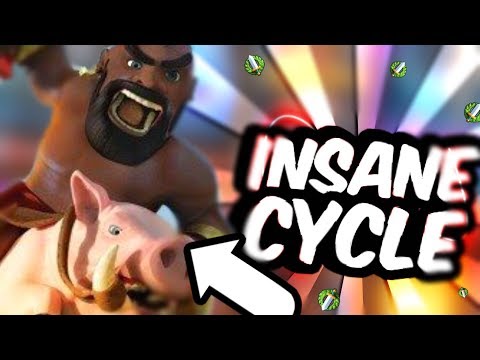 5.500 + INSANE 2.6 Hog Cycle Deck! LIVE Ladder Gameplay - Clash Royale