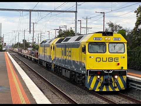 QUBE's first BG long island steel train and SCT's first SG steel train 1/1/22