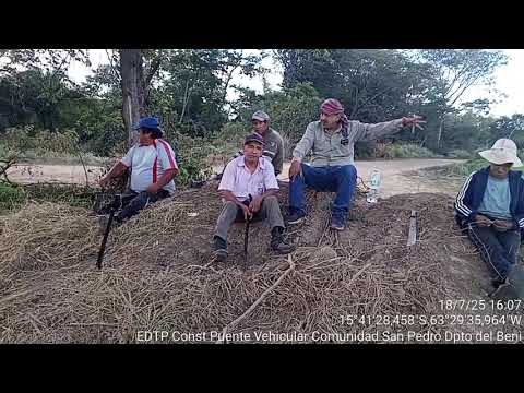 EDTP 6 PUENTE VEHICULAR VILLA SAN PEDRO MUNICIPIO SAN ANDRES DPTO BENI TOPOGRAFIA