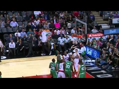 DeMar DeRozan Pass To Himself Off the Backboard Fools Bass