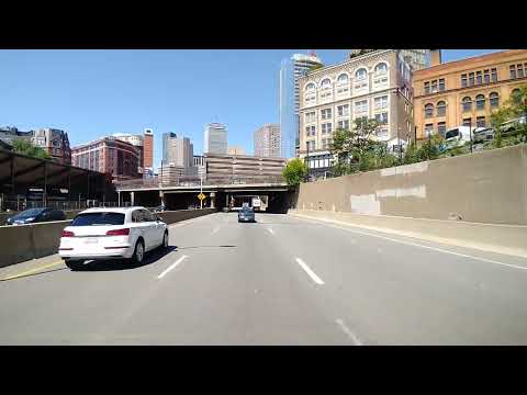 Ouzi Drives - South station into Southie and mass pike westbound.