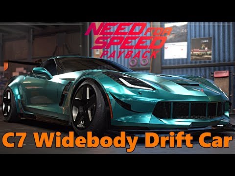 Need For Speed Payback: Corvette C7 Grandsport, FULL DRIFT BUILD and Customization