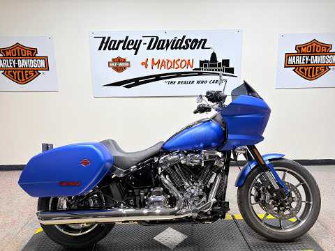 2026 Harley-Davidson® Low Rider® ST Aurora Blue Denim Chrome Trim