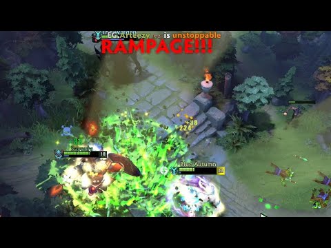 Arteezy's First RAMPAGE in 7.30