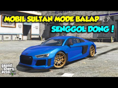 MODIF MOBIL BALAP AUDI R8 TERBARU V10 LEBIH KENCANG F1 FORMULA E - GTA V SULTAN UPIN IPIN SPESIAL