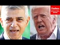 SHOCK MOMENT Trump Attacks London Mayor Sadiq Khan In UNGA Speech Says They Want To Go To Sharia
