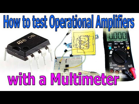 🔴 Electronics repair 🔴 -How to quickly check the OPERATIONAL AMPLIFIER (OP-AMP) with a multimeter