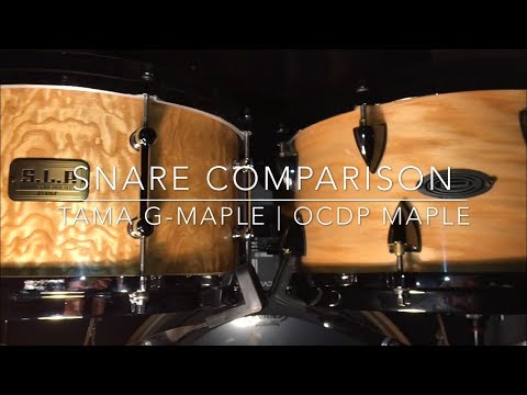 13” x 7” Snare Drum Comparison - Tama S.L.P. G-Maple | OCDP Maple Ash