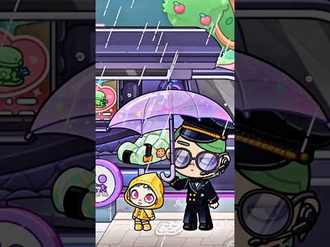 RICH KIDS IN THE RAIN 🌧️ #avatarworld #nina PAZU