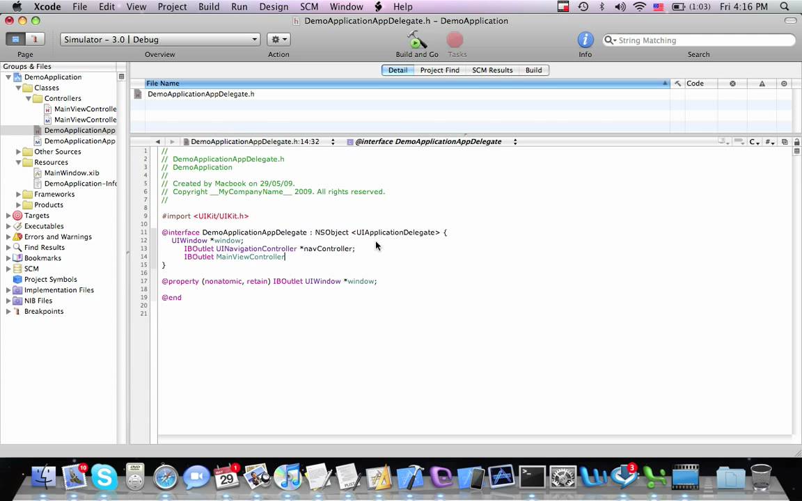 Iphone Application Tutorial : Part 1