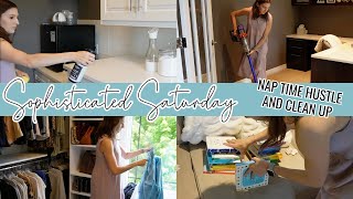 NAP TIME CLEANING HUSTLE // How Much Can I Get Done During Nap Time?