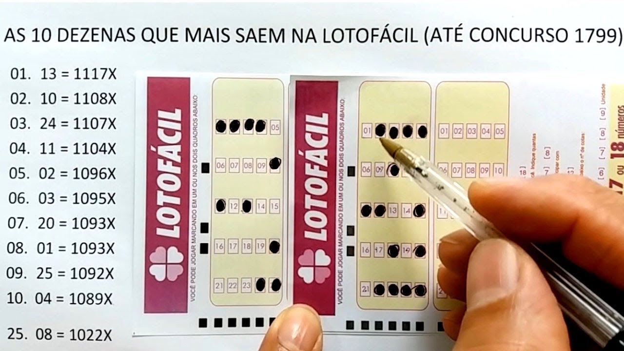 LOTOFÁCIL - COMO GANHAR COM AS 10 DEZENAS MAIS SORTEADAS