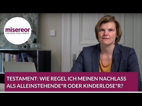 Testament: Wie regel ich meinen Nachlass als Alleinstehende*r oder Kinderlose*r?