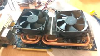 Дешманский ремонт системы охлаждения Radeon HD 7950