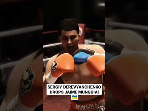 Sergiy Derevyanchenko Drops Jaime Munguia! 🇺🇦 #Shorts | Fight Night Champion Simulation