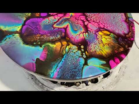 232. Sheleeart Fluid Artist - Neon bloom on Bloom