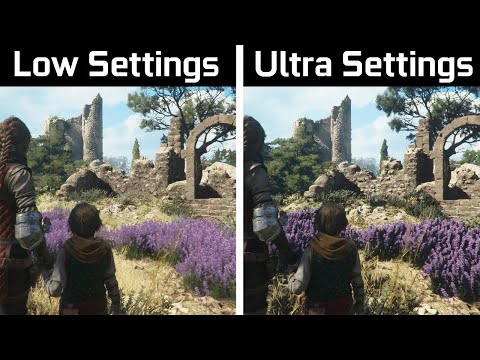 A Plague Tale: Requiem - Low vs Ultra - Graphics & FPS Comparison