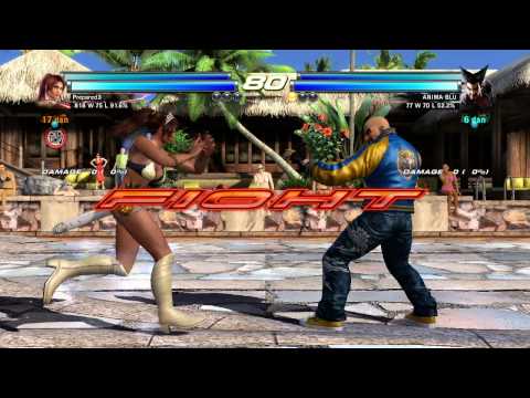TTT2~ Prepared3 (Miharu & Slim Bob) vs. ANIMA BLU (Heihachi & Slim Bob) HD