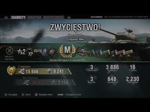 World of tanks Console- Stone Cold TL-1 LPC- Ace Tanker