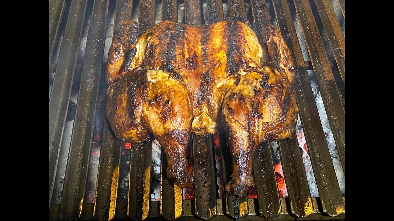 Peri Peri Chicken on the Santa Maria Style Grill (Wood Fire Cooking!)