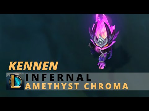 Infernal Kennen Amethyst Chroma - League Of Legends