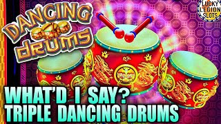 TRIPLE DRUMS BIG WIN ⭐️ Dancing Drums Prosperity & Dancing Drums Power Trio Slot Machines