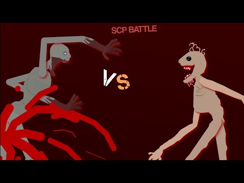 SCP BATTLE - SCP - 096 Vs SCP - 4666 | Animation Stick Nodes!