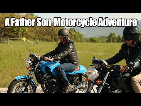 A Father and Son Motorcycle Adventure - Cafe Racer Build Episode 7
